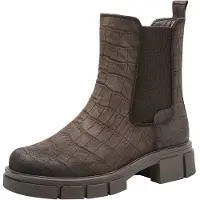 Tamaris Chelsea boots chocoladebruin