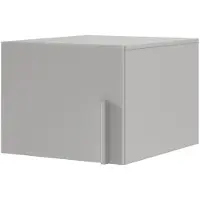 Furniture24 Schrankopzetstuk Braga Brn5S, meubelopzetstuk 50 x 40 x 60 cm, met 2 deuren - platingrijs
