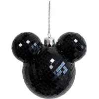 Disney Mickey Mouse oren kerst ornament | (Discobal, Zwart)