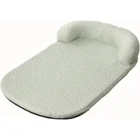 Zimilo zomerkoelmat voor huisdieren, 100x70 cm, geschikt als hondenbed en kattenbed, ademend, wasbaar, polyester, voor grote en kleine honden en katten, groen