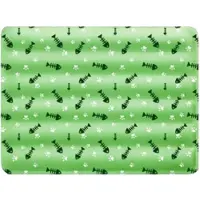 Zimilo Koelmat voor honden, gel, 45x60 cm, zomerse kattemat van aluminiumfolie, waterdichte slaapmat voor huisdieren, groen