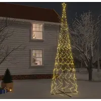 Prolenta Maison Exclusive - LED kerstboom, kegelvorm, warm wit licht, 3000 LED's, 230x800 cm