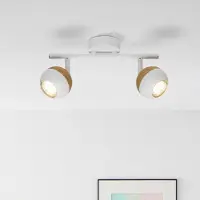 Lightbox LED-plafondlamp met warmwit licht - verstelbare lampenkappen - metaal