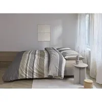 Beddinghouse Dekbedovertrek Nyls Grijs 140x200/220 cm