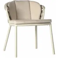 Cotoons Tuinstoel Florenza Stoel Linen + Kussens Stone