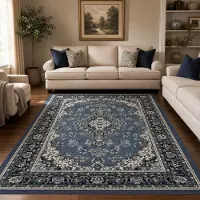Muratap Nain klassiek vintage oosters vloerkleed medaillon 80x150 cm