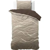 Sleeptime dekbedovertrek Ravna - Taupe - Microvezel - 140x220