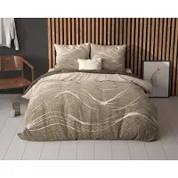 Sleeptime dekbedovertrek Ravna - Taupe - Microvezel - 240x220