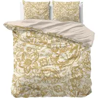 Sleeptime dekbedovertrek Tela - Goud - Microvezel - 200x220