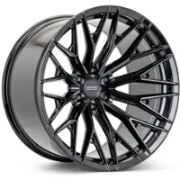 Vossen HFX-6 - 22x12 - 8x180 - ET-44 - Ultra Deep Face - 124.3 - Gloss Black Wheel