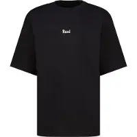 Raizzed boxy T-shirt met backprint - zwart Jongens Katoen Ronde hals Backprint - maat 152