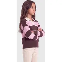 ONLY Kogalvi Gebreide Polohals Dames Rood 134/140