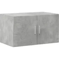 vidaXL Wandkast 70x42,5x40 cm bewerkt hout betongrijs