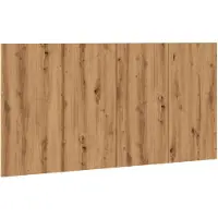 vidaXL Hoofdeinde 160x1,5x80 cm bewerkt hout artisanaal eikenkleur