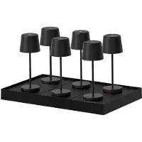 Lumisky Set van 6 tafellampen met voet. H22CM KELLY MINI