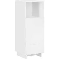 vidaXL Badkamerkast Wit 36,5 x 38 x 95 cm Bewerkt hout
