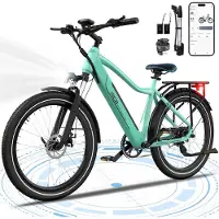 RCB G5 Elektrische Stadsfiets - 27.5" - Koppelsensor - 36V 468Wh - Tot 90km - 27% Klimvermogen - 250W Motor - 7 Versnellingen - Schijfremmen - Met App & NFC