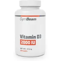 GymBeam Vitamine D3 2000 IE 240 caps niet-gearomatiseerd