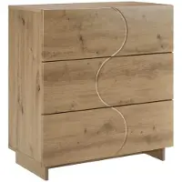vidaXL Dressoir Artisanaal eiken 70 x 38 x 75 cm Bewerkt hout