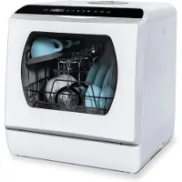 SP Mini Vaatwasser - Vrijstaande Vaatwasser - Afwasmachine - Wit - 43cm x 43cm x 46cm