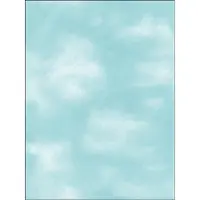 York Lichtblauw Wolkeneffect Behang – Voorgelijmd Papieren Behang – 10 x 0,52 m