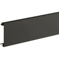 Hager BR08029011 Kabelgoot Bovenstuk (l x b) 2000 mm x 80 mm Antraciet 2 m