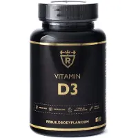 Rebuild Body Plan Rebuild Nutrition - Vitamine D3 & K2 - 2000 IU - 60 Capsules - Ondersteunt Botgezondheid