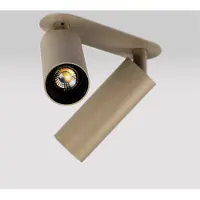 Ks Verlichting spot - Vigo - champagne - 2lichts - plafondlamp - inbouw - dimbaar - GU10 - aluminium