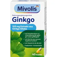 Mivolis Ginkgo Geheugen + Concentratie – 40 capsules