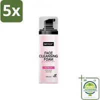 Sence 5 x - Gevoelige Huid - Gezichtsreiniger - Foam - 150 ml - Grootverpakking - Gevoelige Huid Reinigen - Gezichtsreiniger Foam - Milde Reiniging - Poriën Reinigen - Make-up Verwijderen
