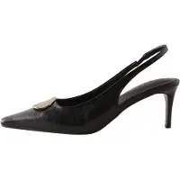 Next - Dames - Forever Comfort pumps met metalen details en hielbandje - Zwart