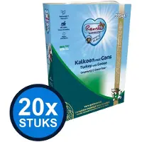 Renske 20x - Vers hond adult graanvrij kalkoen&gans 395gr - Hondenvoer Natvoer - 395 g