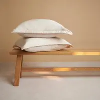 Coco & Cici - TENCEL - Twill Kussensloop Beige - 1 kussensloop 50x75 zonder volant