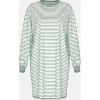 Mey Nachtjapon Serie Willow Stripes Seasalt Green | Maat 42
