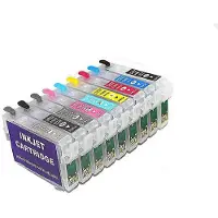 Inkpro Navulbare inktpatronen T0961-T0969 met automatische resetchips voor de Epson Stylus Photo R2880 (T0961, T0962, T0963, T0964, T0965, T0966, T0967, T0968, T0969)