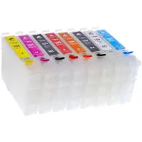 Inkpro Navulbare inktpatronen T1590-T1599 met automatische resetchips voor de Epson Stylus Photo R2000 (T1591, T1592, T1593, T1594, T1597, T1598, T1599)