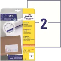 Avery Zweckform AVERY Universele etiketten 6176, 50 + 10 stuks