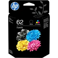 HP 62 (N9J71AE) multipack zwart + kleur Inktcartridge (origineel)