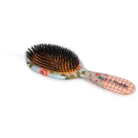 Rock & Ruddle Haarborstel Pink Gingham Groot: 6,5 x 21 cm