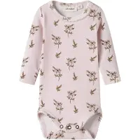 Lil´ Atelier Rompertje/body bruin / gemengde kleuren