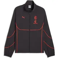 Puma Trainingsjack 'AC Milan' donkergrijs / bloedrood