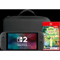 Nintendo Switch 2 + Pokémon Pokopia + BlueBuilt Travel Case