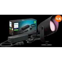 Philips Hue Lily XL Prikspot Startpakket White and Color 4-Pack