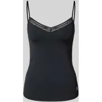 Marc O'Polo Shaped fit top met bandjes en kant