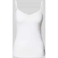 Marc O'Polo Shaped fit top met bandjes en kant