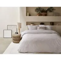 Rivièra Maison Dekbedovertrek Clayton Natural Katoen-240 x 200 / 220 cm | Lits-Jumeaux