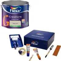 Flexa Dream Box & Creations Muurverf - Extra Mat - Green Tea - 2,5 L - Bundel