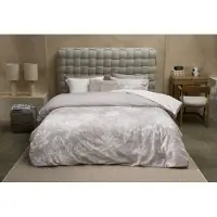 Rivièra Maison Dekbedovertrek Amelia Taupe 200x200/220 cm