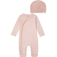 Noppies - kledingset 2delig - Boxpak Nevis - Muts Niland - Rose Smoke - Maat 44