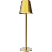MMOBIEL LED Tafellamp Dimbaar Oplaadbaar van – Draadloze Metalen Tafellamp met Touchbediening, 3 Lichtkleuren, USB-C, 5200mAh Accu voor Binnen & Buiten, Slaapkamer, Restaurant, Bar, Patio – Zwart